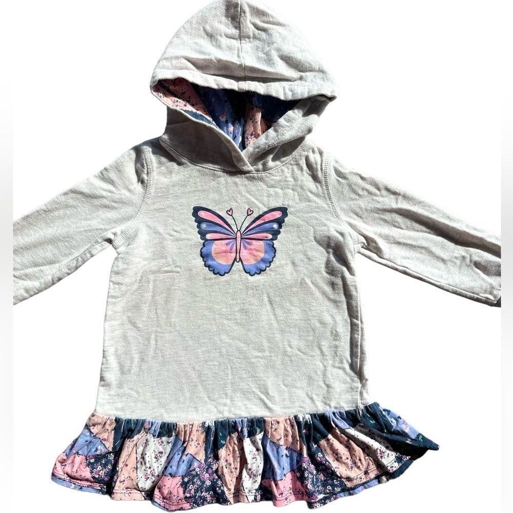 Target 3T Girls Lightweight Pullover Butterfly Hoodie